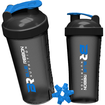 Blue Protein Shaker Bottle