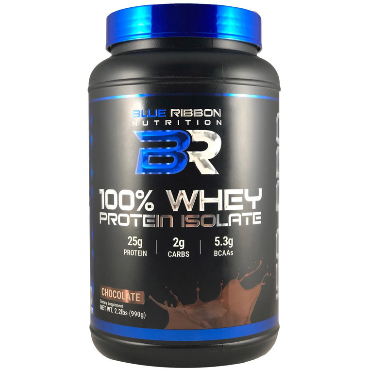 whey isolate protein powder 25g with over 5g naturally occurring BCAAs. Nearly fat and sugar free - chocolate flavor